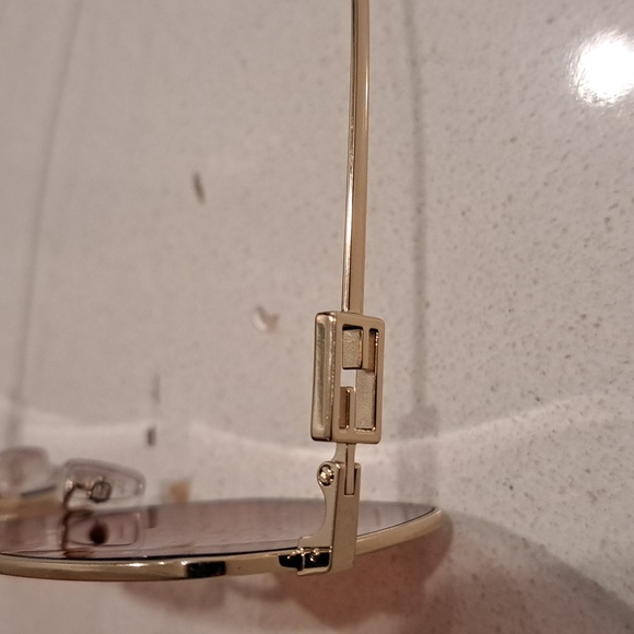 New Fendi Brown Square Monogram Lens Sunglasses - Picture 6 of 9